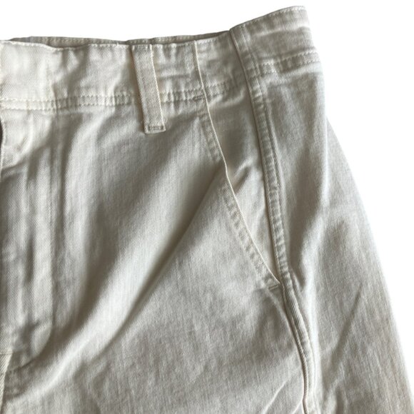 Madewell Tapered Denim Trousers in Vintage Ivory size 33 NWT NS363 - Picture 5 of 9